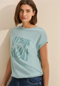Cecil T-shirt met artwork print