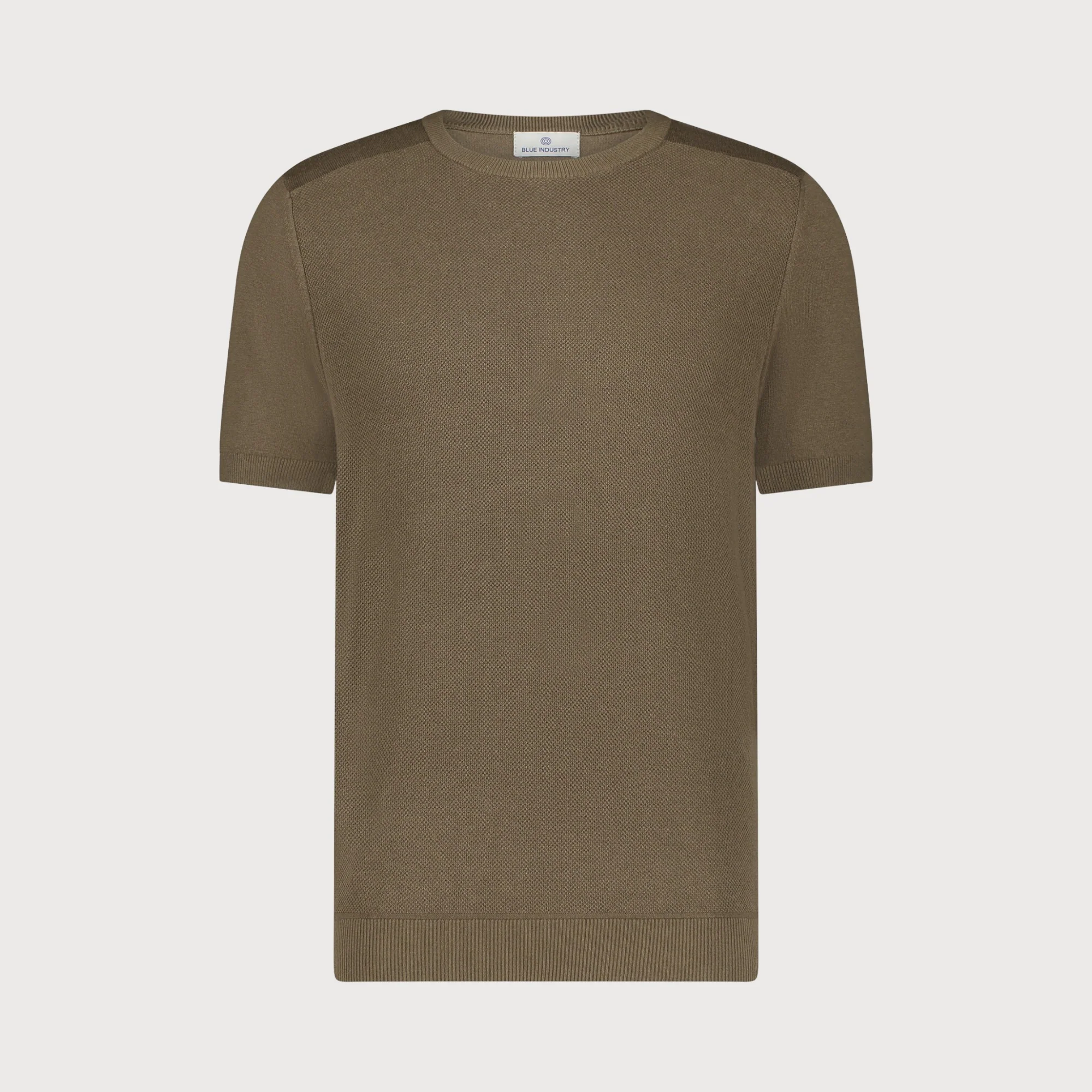 Blue Industry Het luxe rayon/linnen t-shirt |