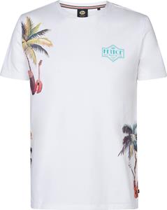 Petrol Industries Heren shirt m-1050-tsr647 0000 bright white