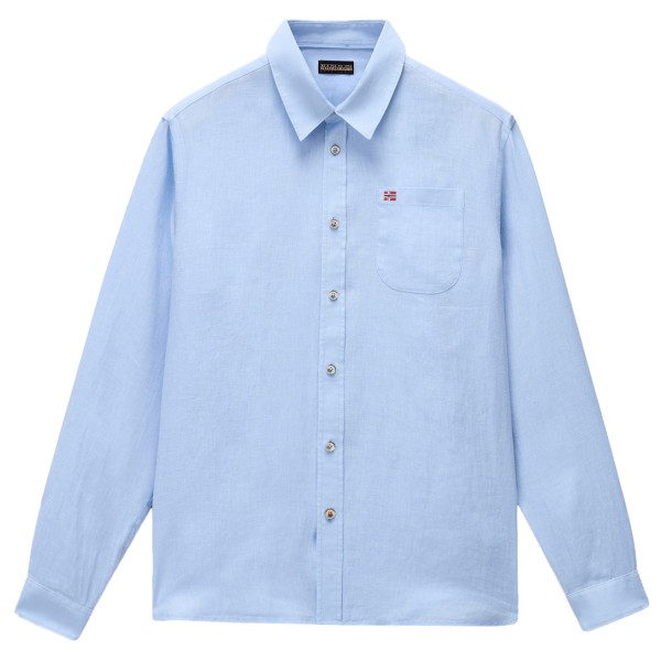 Napapijri  G-Linen L/S - Overhemd, blauw