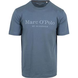 Marc O'Polo T-shirt Korte Mouw  T-Shirt Logo Blauw