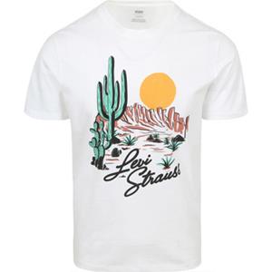 Levi's T-shirt Levis T-Shirt Graphic Heritage White