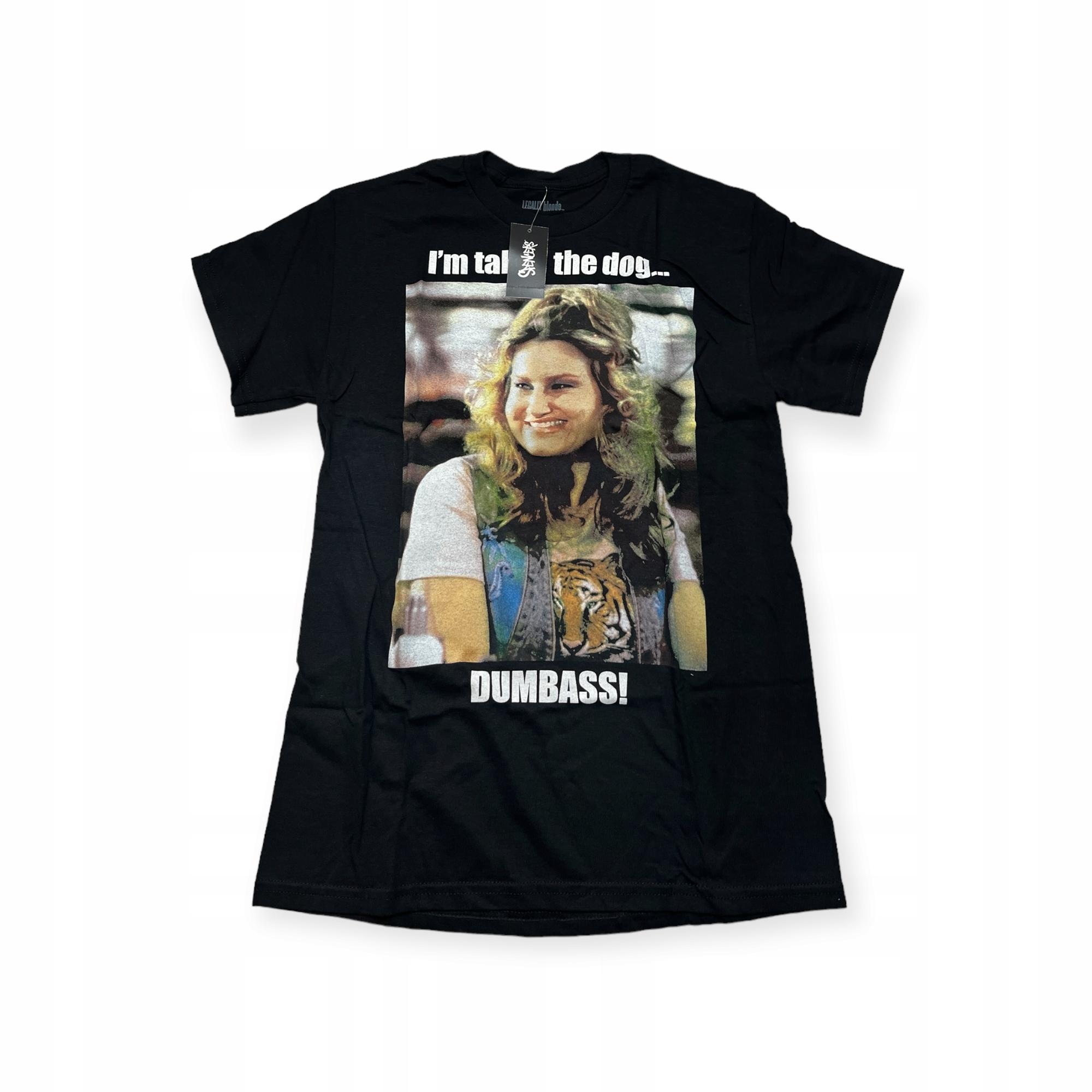 Outletup-clothes Koszulka T-shirt męski okrągły dekolt SPENCER'S nadruk M