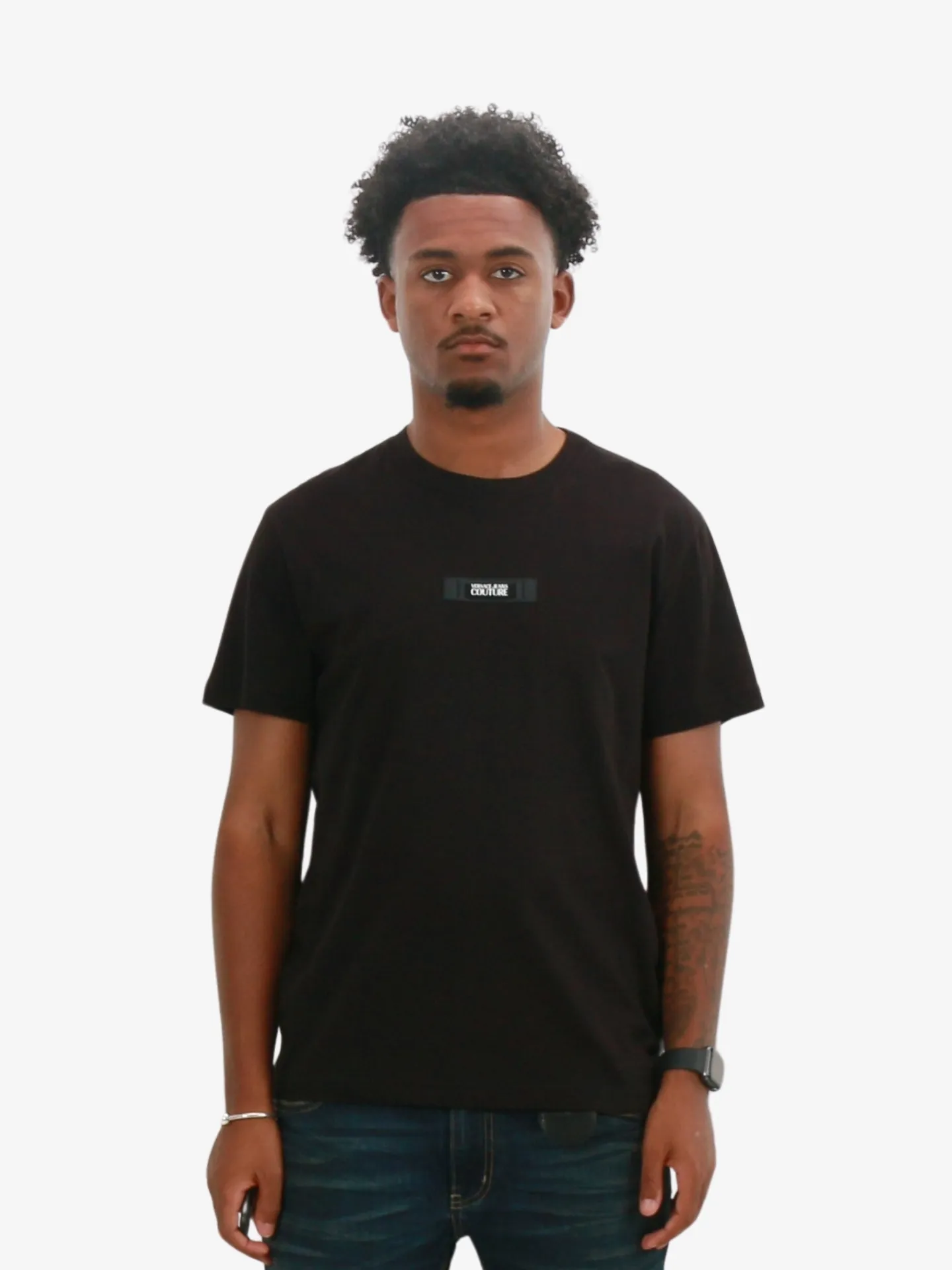 Versace Jeans Heren shirt zwart