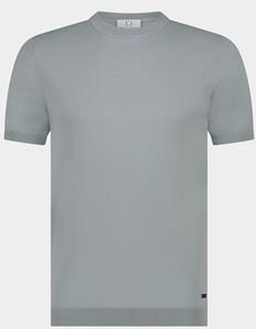 Born with Appetite T-shirt korte mouw wake knitted t-shirt 25108wa35/939 dusty grey
