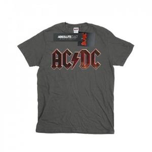 AC/DC heren T-shirt met rauw logo XXL houtskool