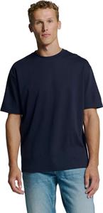 No Excess T-shirt crewneck heavy solid basic deep blue