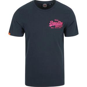 Superdry T-shirt  Tee Relaxed Navy