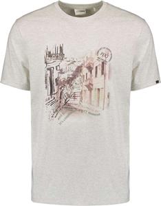 No Excess T-shirt crewneck melange chest prin kit