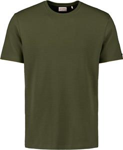 No Excess T-shirt crewneck solid relief jacqu dark moss