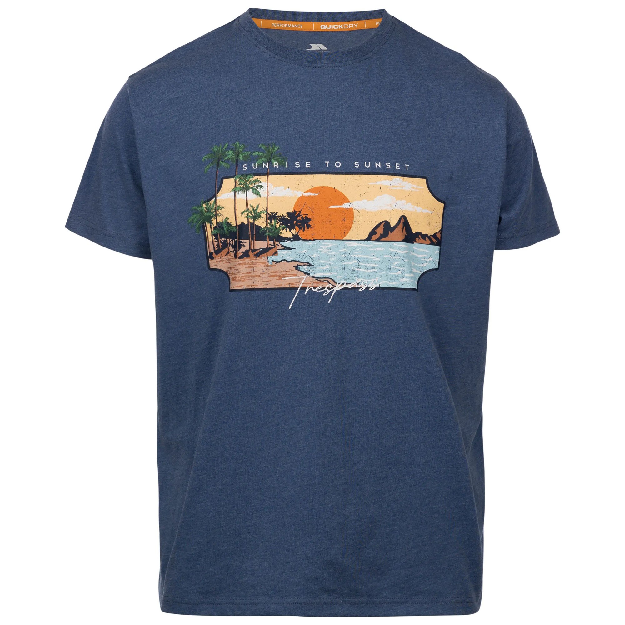 Trespass Heren pendla bedrukt t-shirt