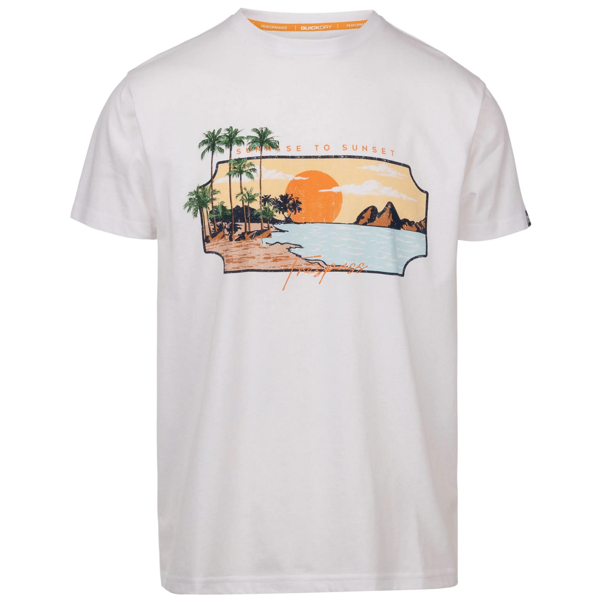 Trespass Heren pendla bedrukt t-shirt