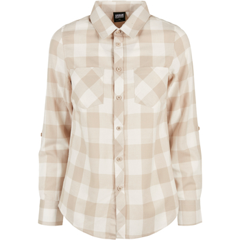 Urban Classics Overhemd  Chemise en flanelle à carreaux femme Turnup