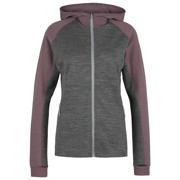 Stoic  Women's Merino260 StadjanSt.  Hoody - Merinohoodie, grijs