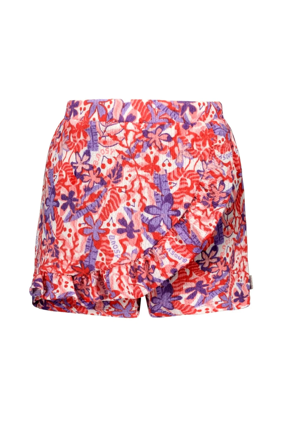 B.Nosy Zomer skort meisjes /paars aop raven