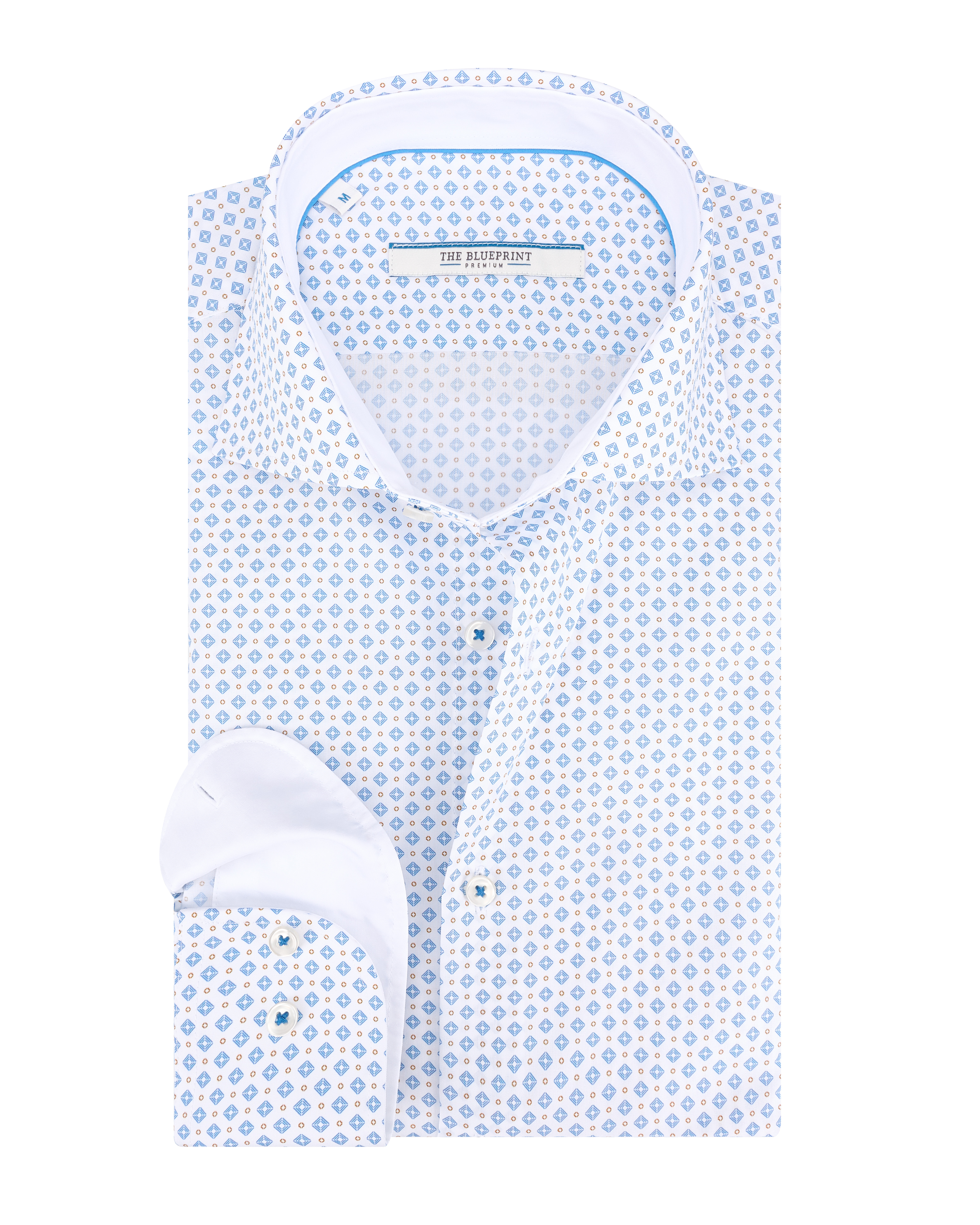 The blueprint premium  Heren Trendy Heren Overhemd LM BP55-7