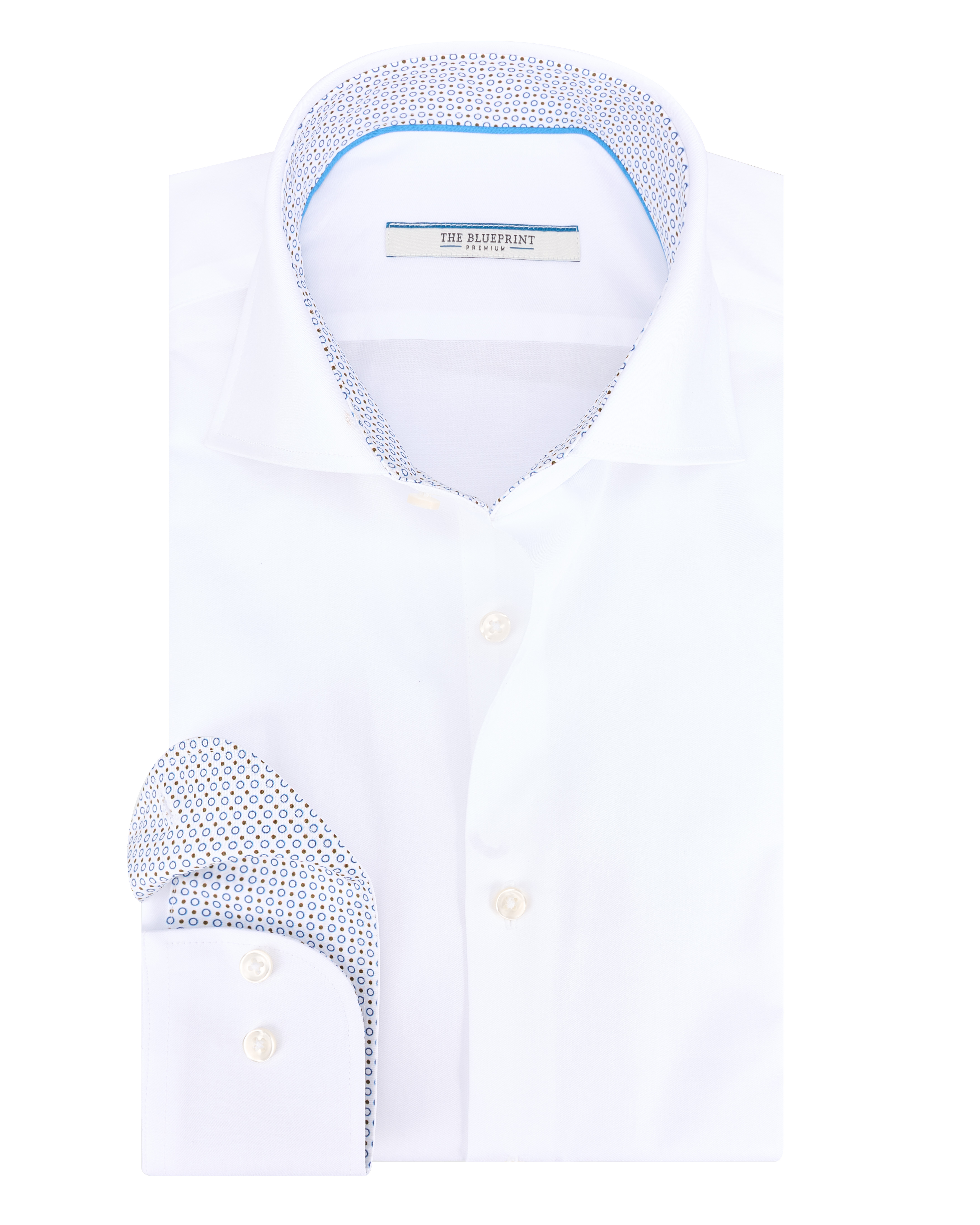 The blueprint premium  Heren Trendy Heren Overhemd LM BP56-1