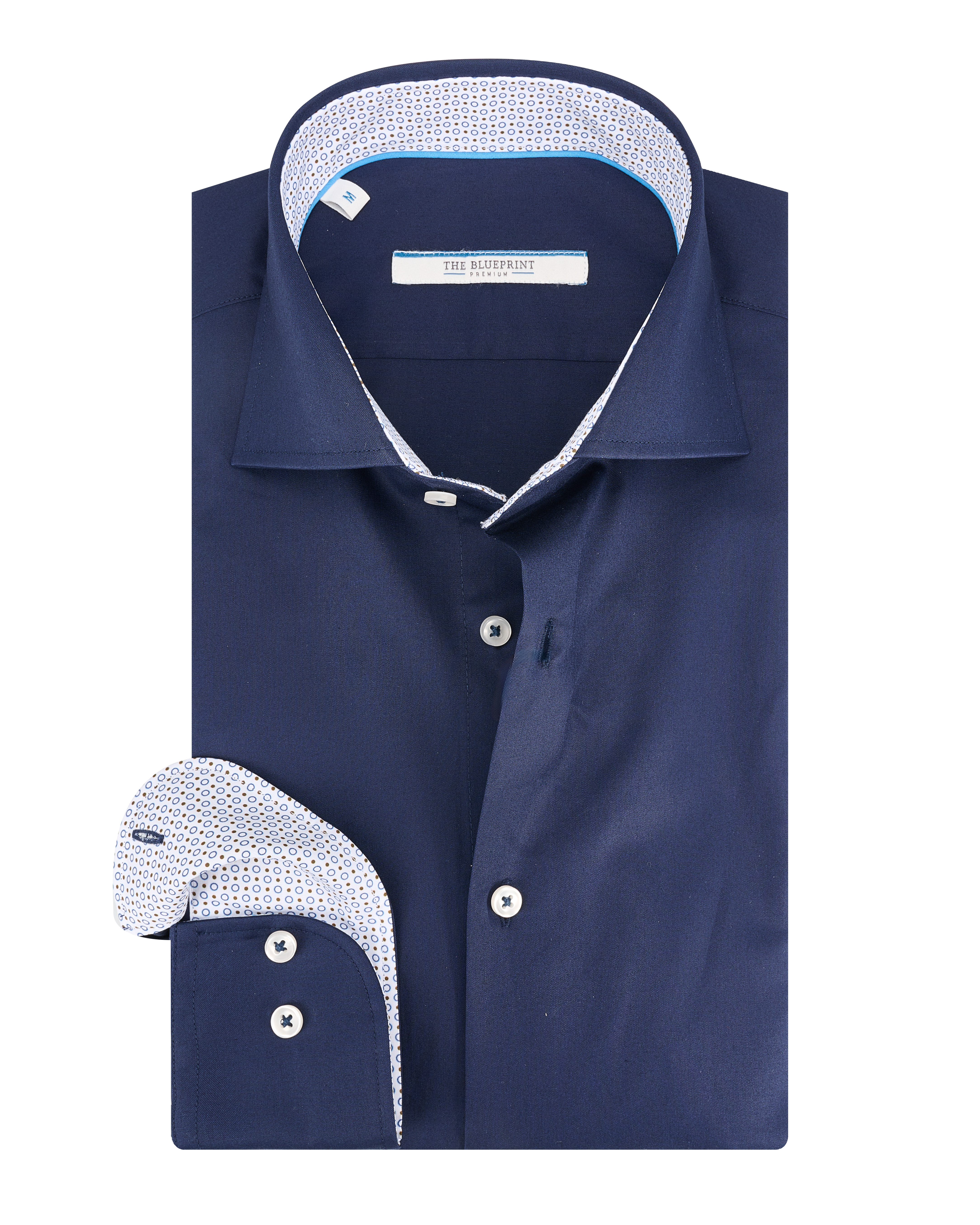 The blueprint premium  Heren Trendy Heren Overhemd LM BP56-3