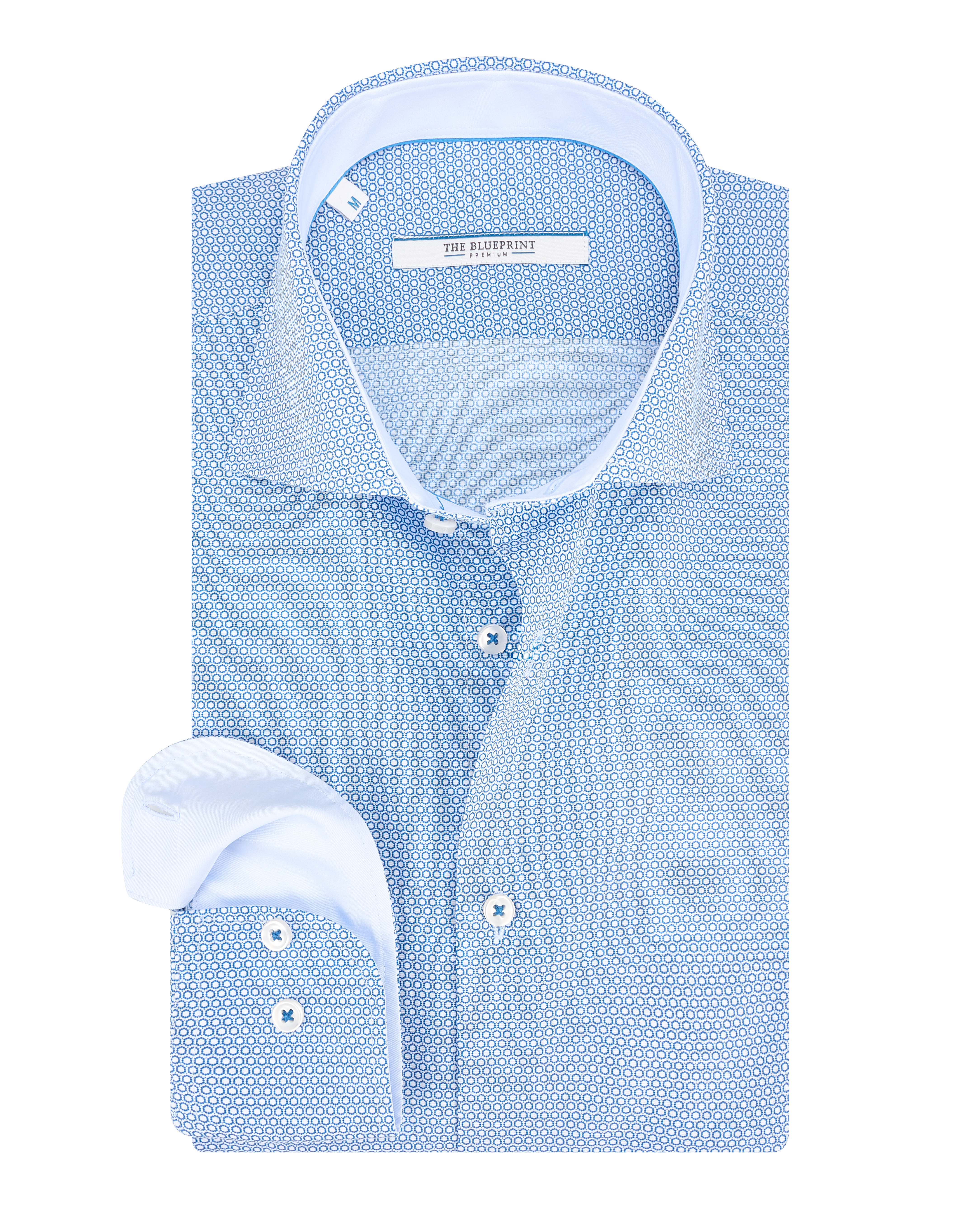 The blueprint premium  Heren Trendy Heren Overhemd LM BP56-5