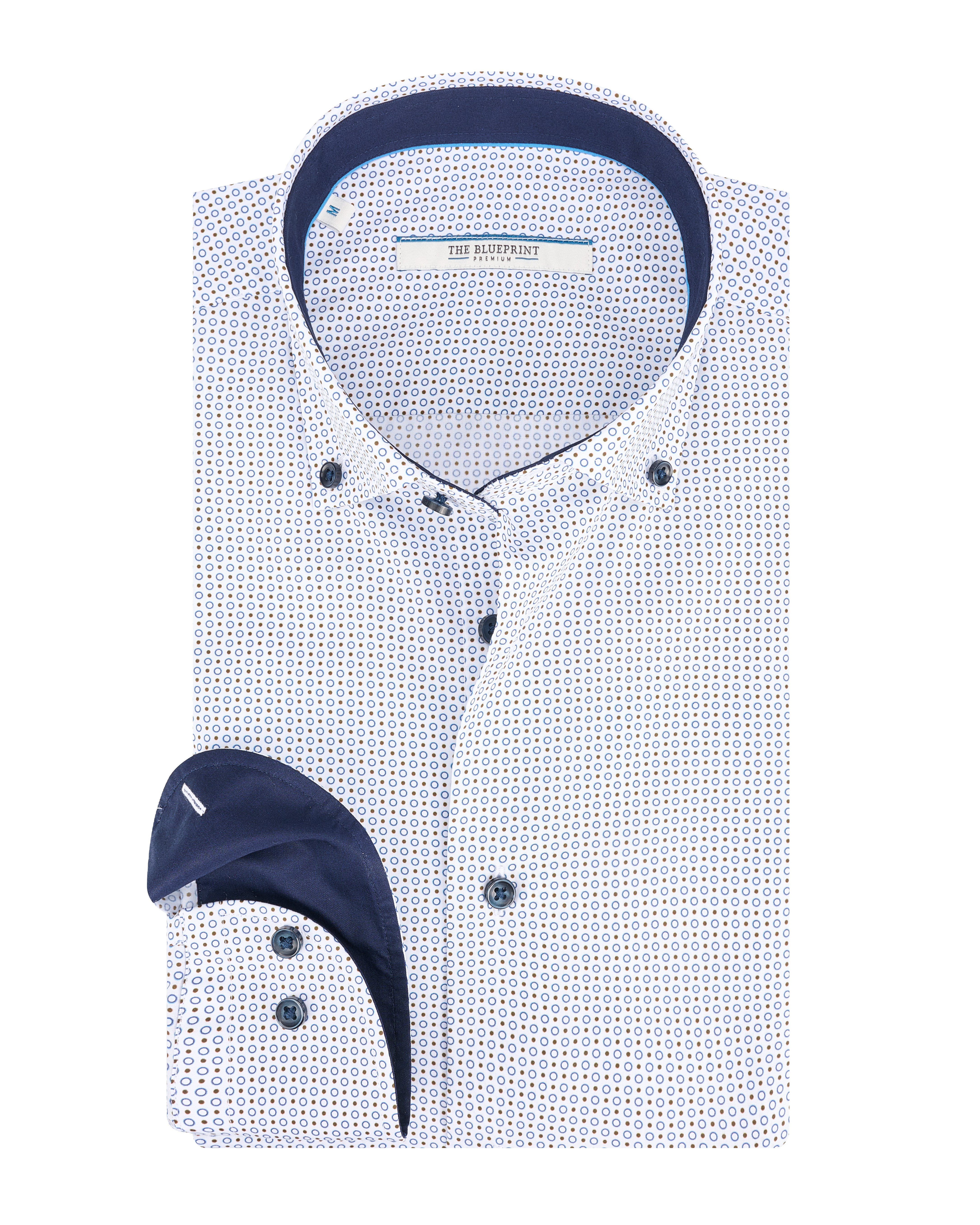 The blueprint premium  Heren Trendy Heren Overhemd LM BP56-6