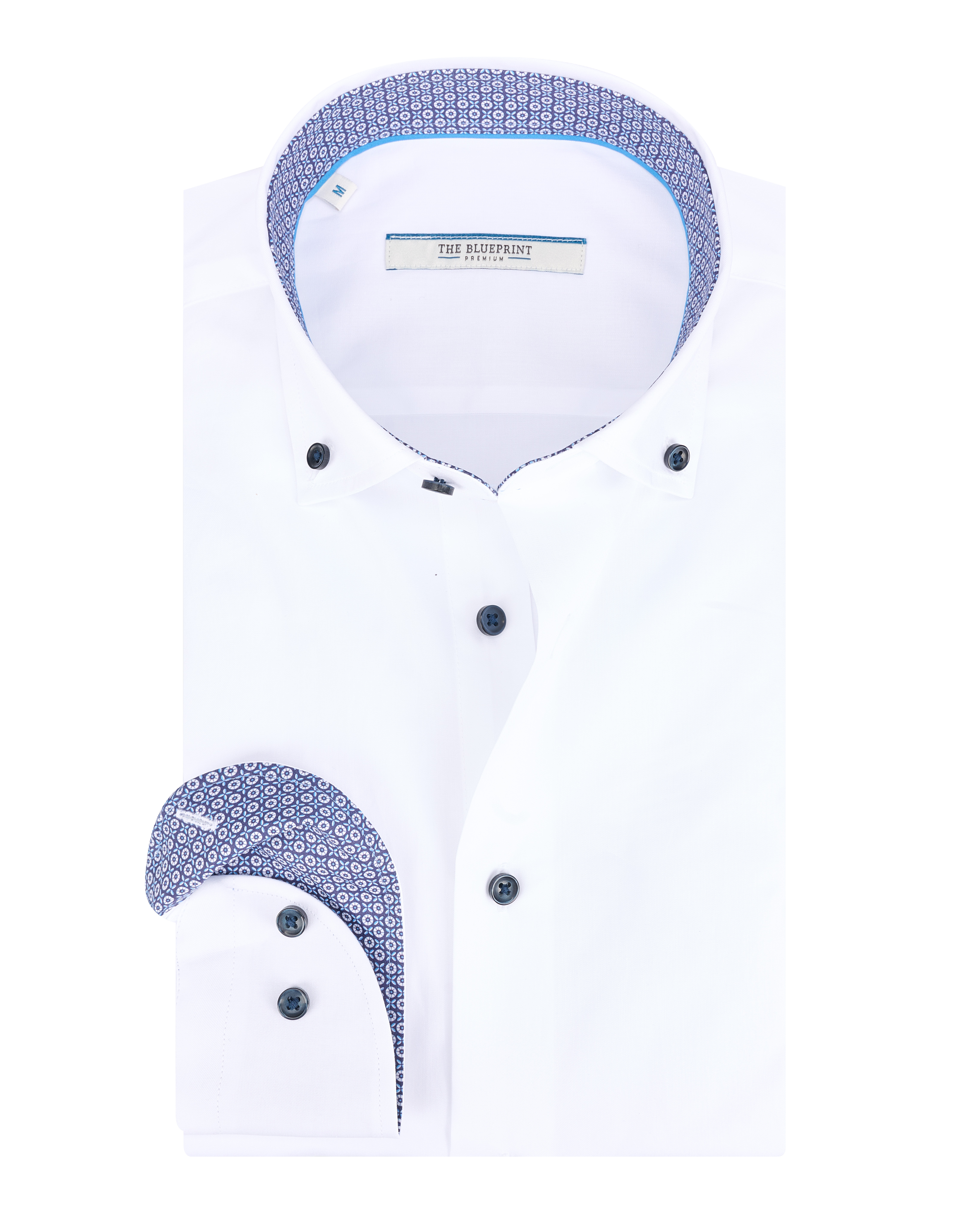 The blueprint premium  Heren Trendy Heren Overhemd LM BP55-1