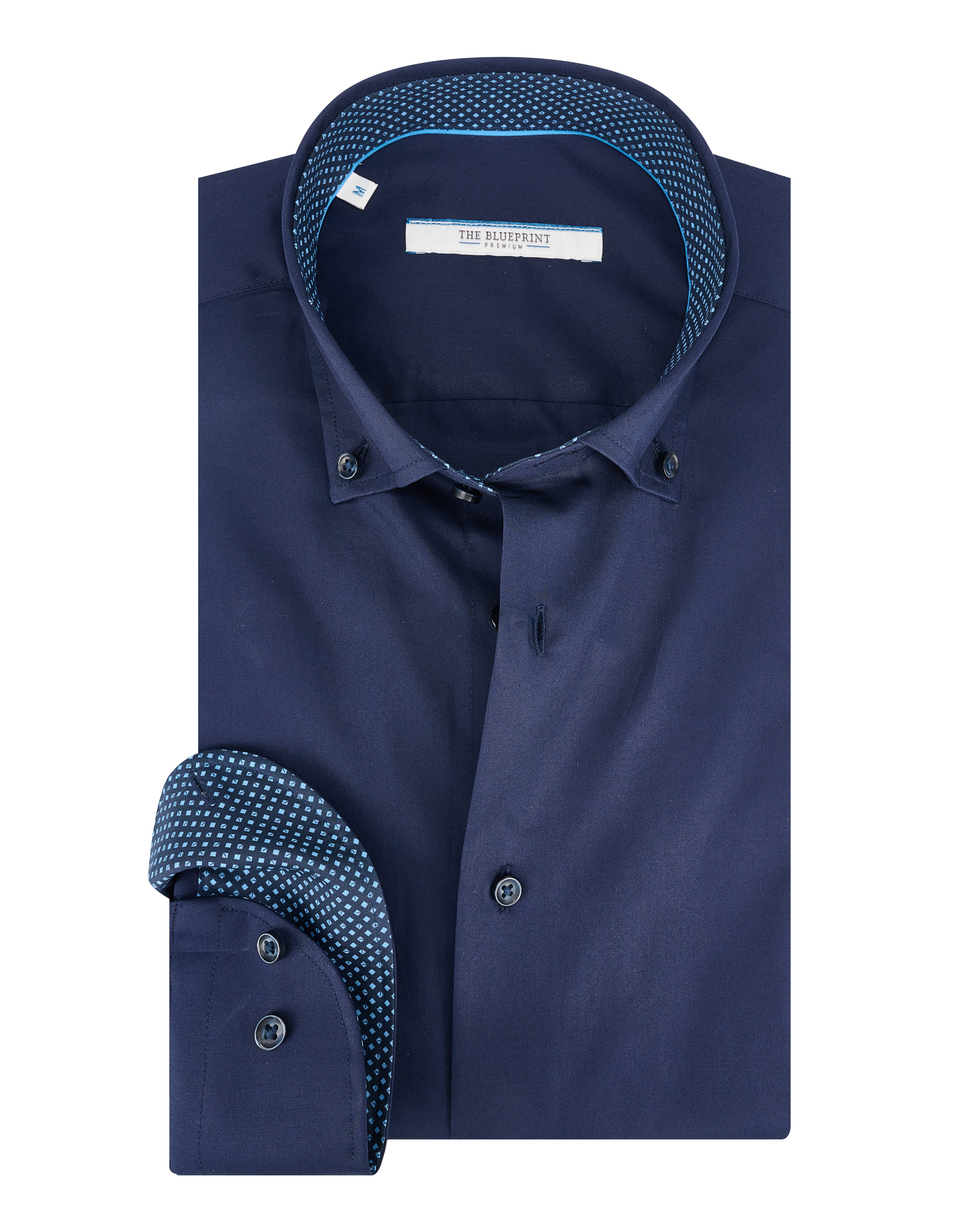The blueprint premium  Heren Trendy Heren Overhemd LM BP55-3