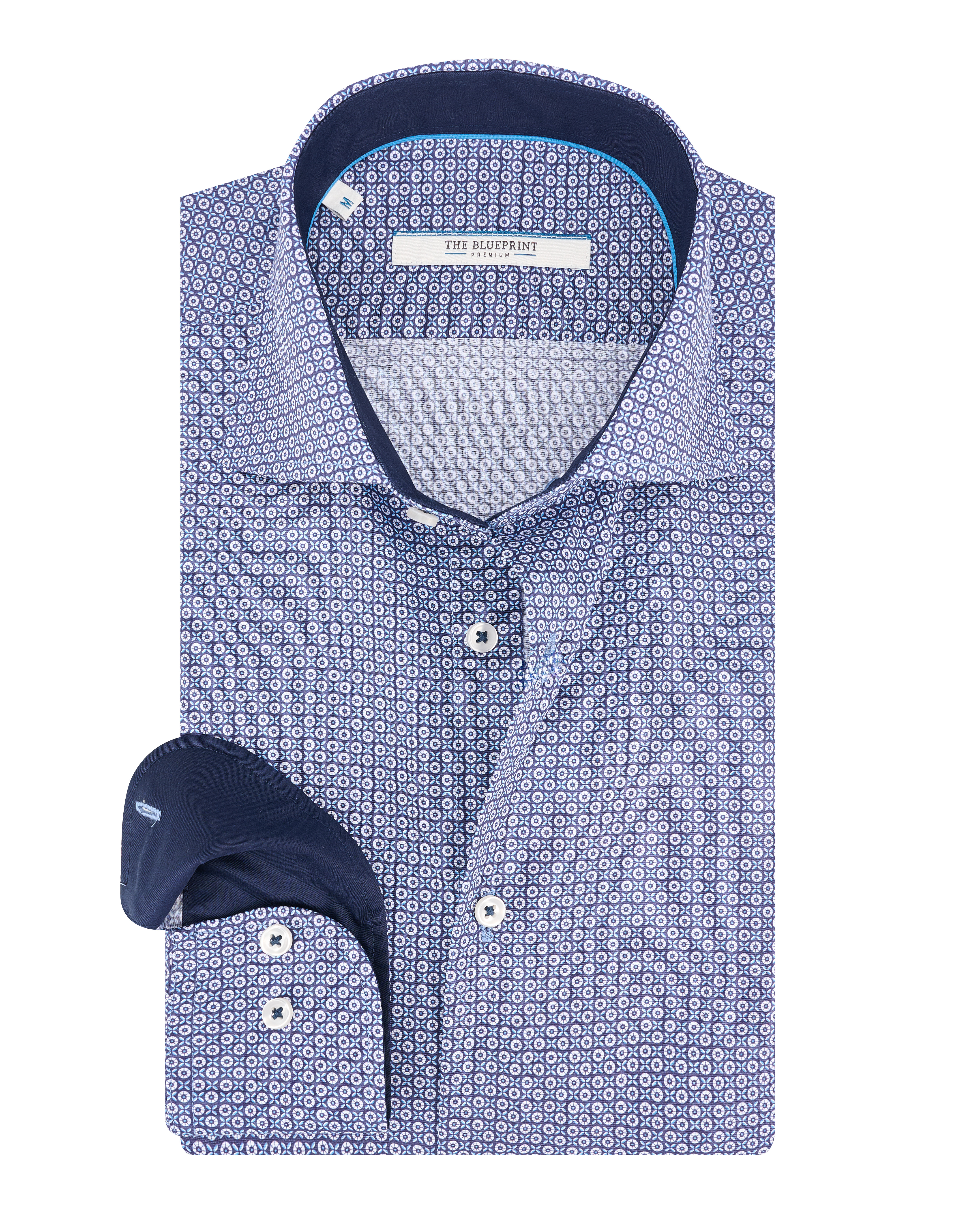 The blueprint premium  Heren Trendy Heren Overhemd LM BP55-5