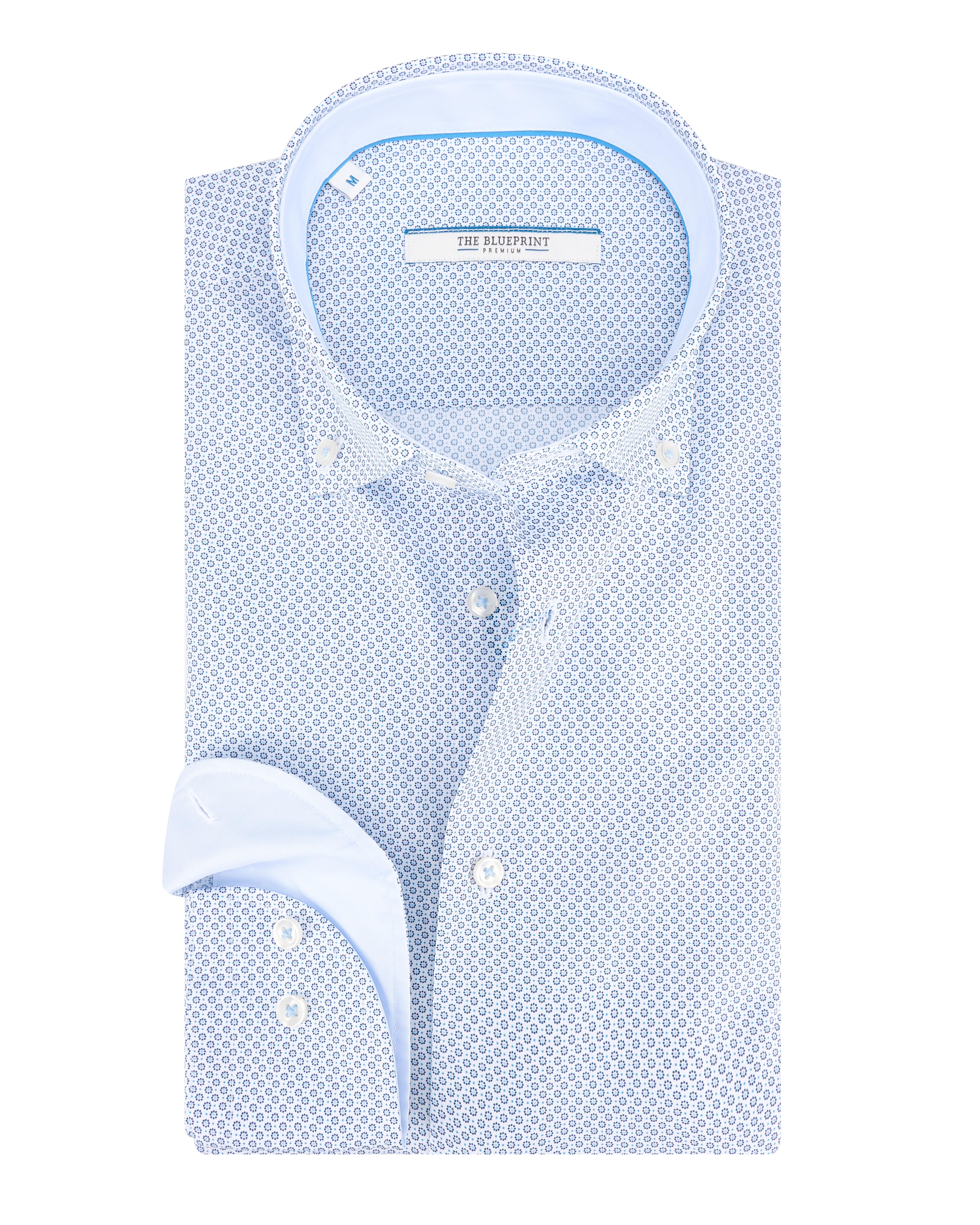 The blueprint premium  Heren Trendy Heren Overhemd LM BP55-6