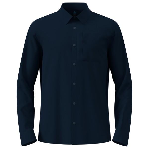 Odlo  Essential Shirt L/S - Overhemd, blauw