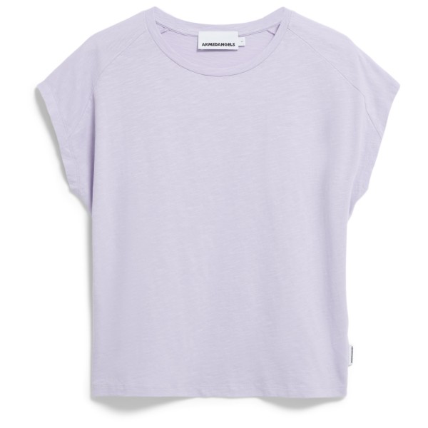 ARMEDANGELS  Women's Oneliaa - T-shirt, purper/wit