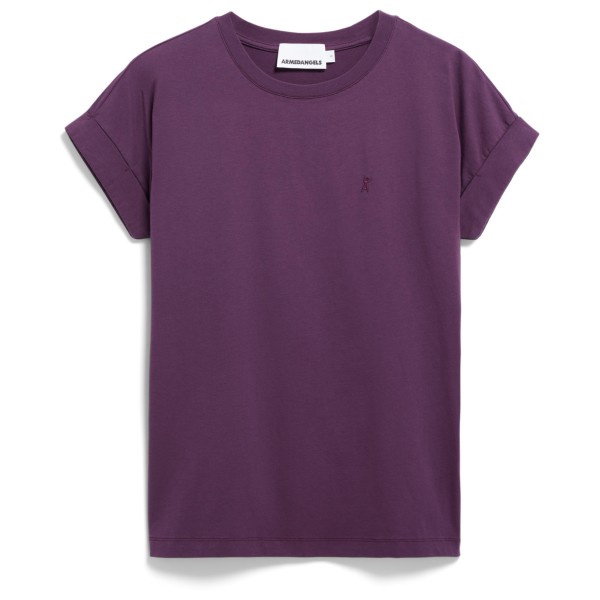 ARMEDANGELS  Women's Idaa Logo - T-shirt, purper