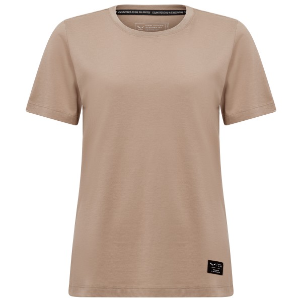 Salewa  Women's Eagle Logo Patch T-Shirt - T-shirt, beige/bruin