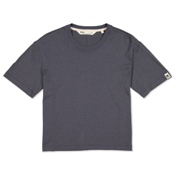 Mons Royale  Women's Yonder Merino Organic Cotton T-Shirt - T-shirt, blauw