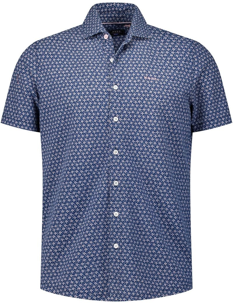 New zealand auckland NZA Overhemd Short Sleeve Jake Blauw