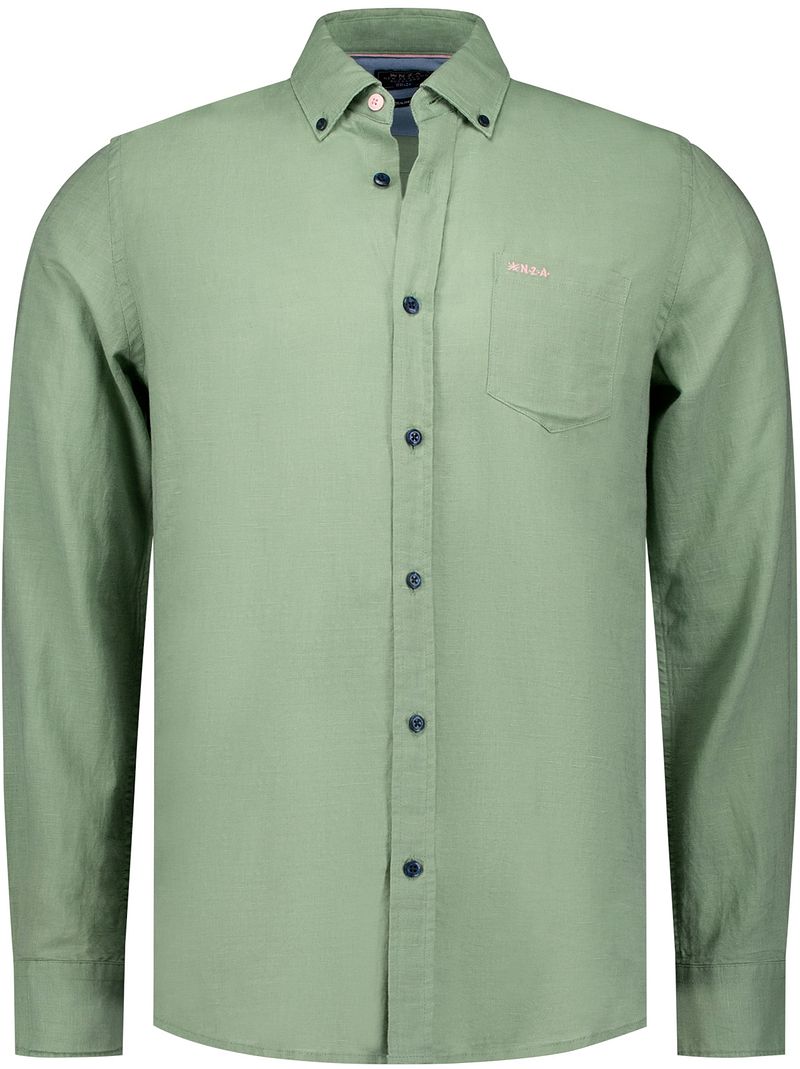 New zealand auckland NZA Shirt Clayton Linnen Classic Army