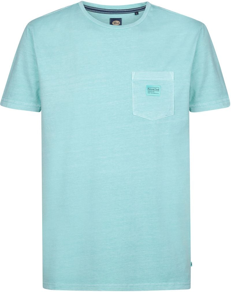 Petrol T-Shirt Key Melange Aqua