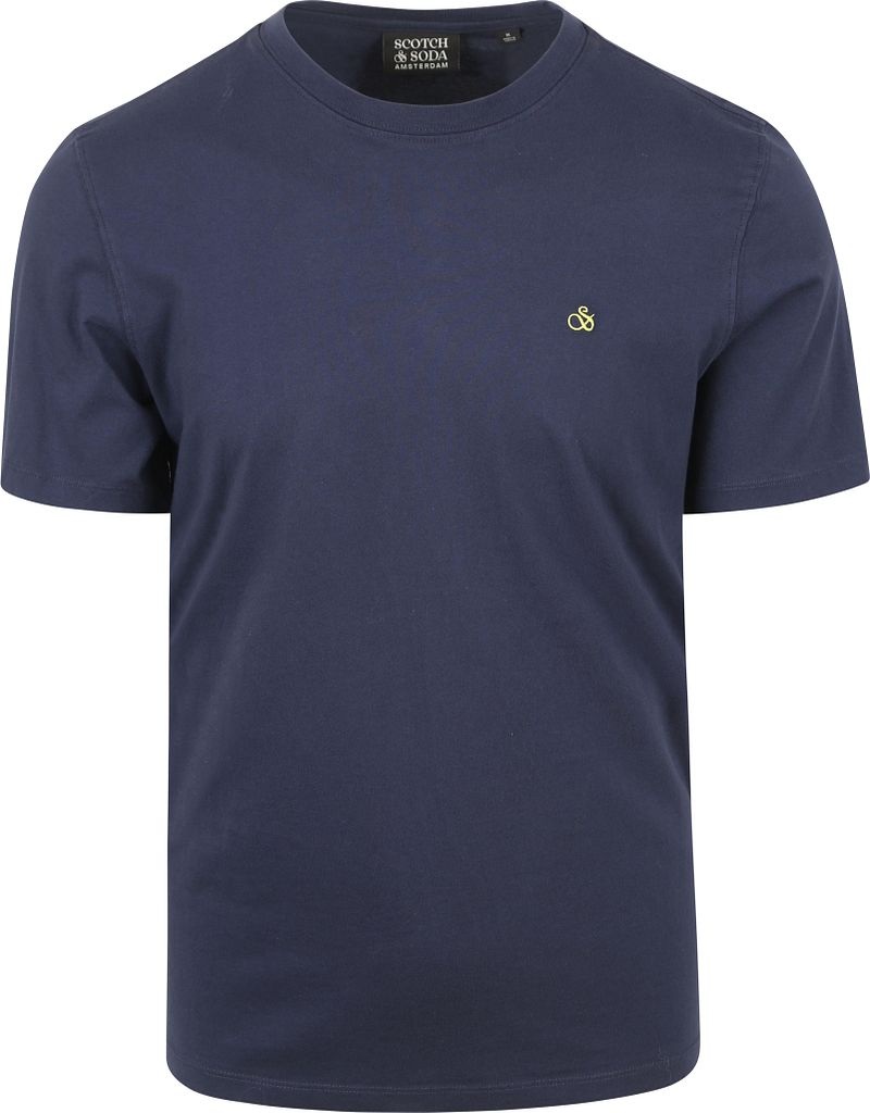 Scotch and Soda Garment T-Shirt Blauw