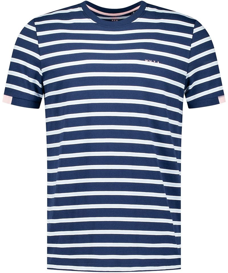 New zealand auckland NZA T-shirt Noel Stripes Light Navy
