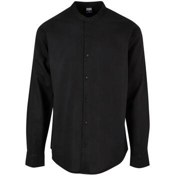 Urban Classics Overhemd Lange Mouw  Chemise col montant coton