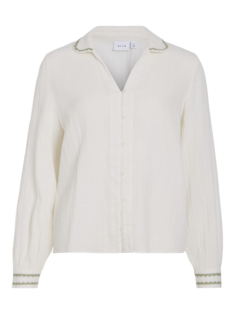 Vila vitovan l/s shirt 14104849 birch