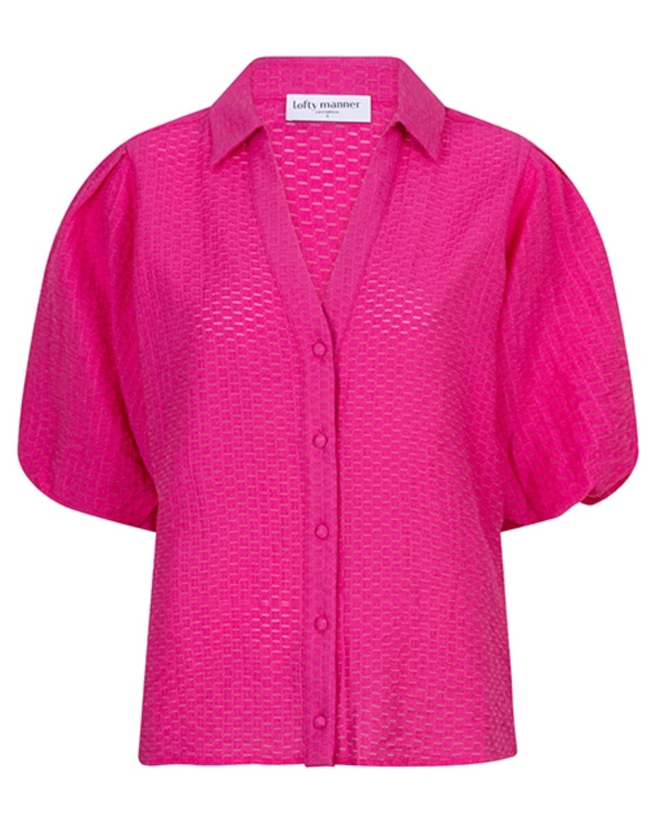 Lofty Manner Blouse korte mouw qd02.1 safia