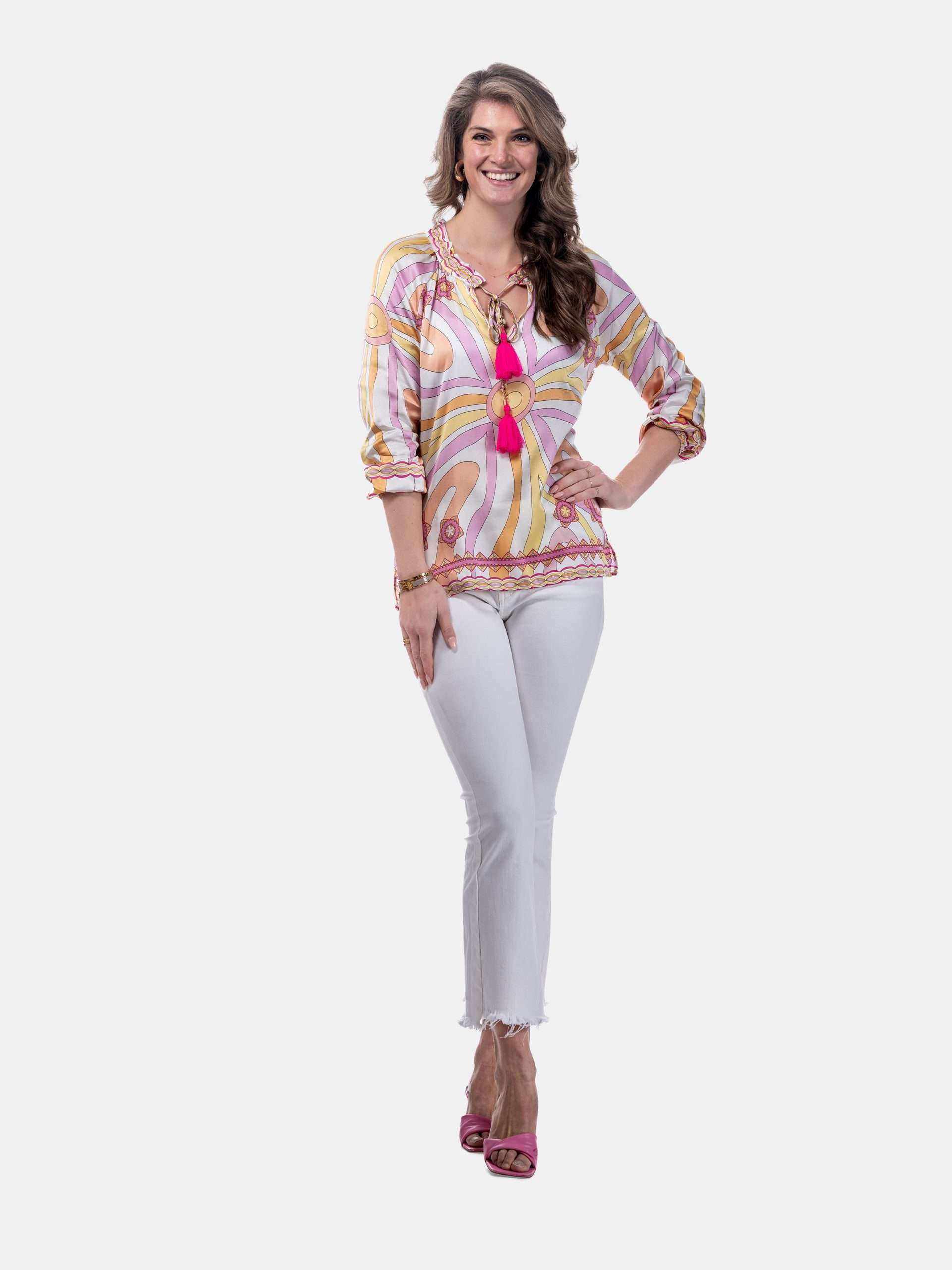 Mucho Gusto  blouse milano paisley paradise patchwork