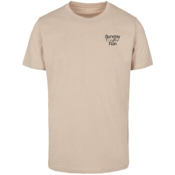 Mister tee T-shirt Korte Mouw  T-shirt Sunday Coffee Run