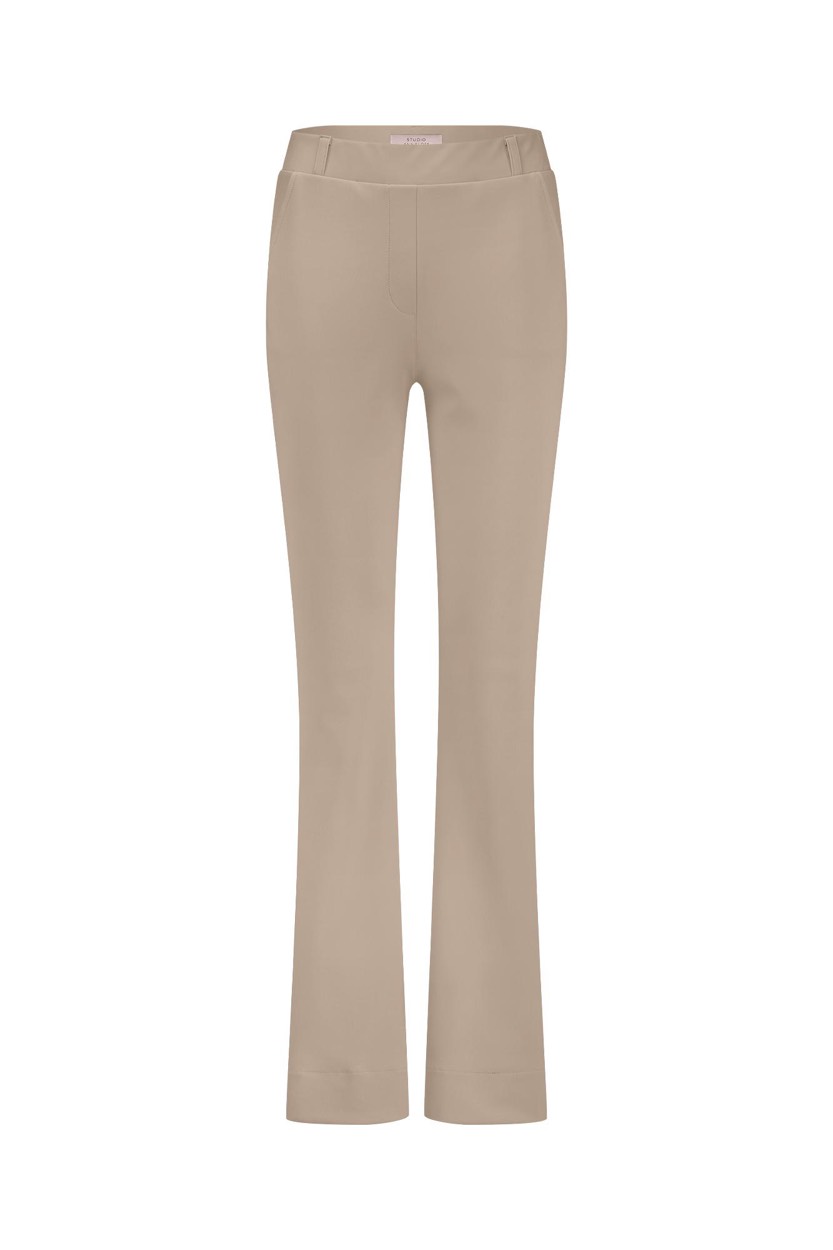 Studio Anneloes Flair bonded trousers zand