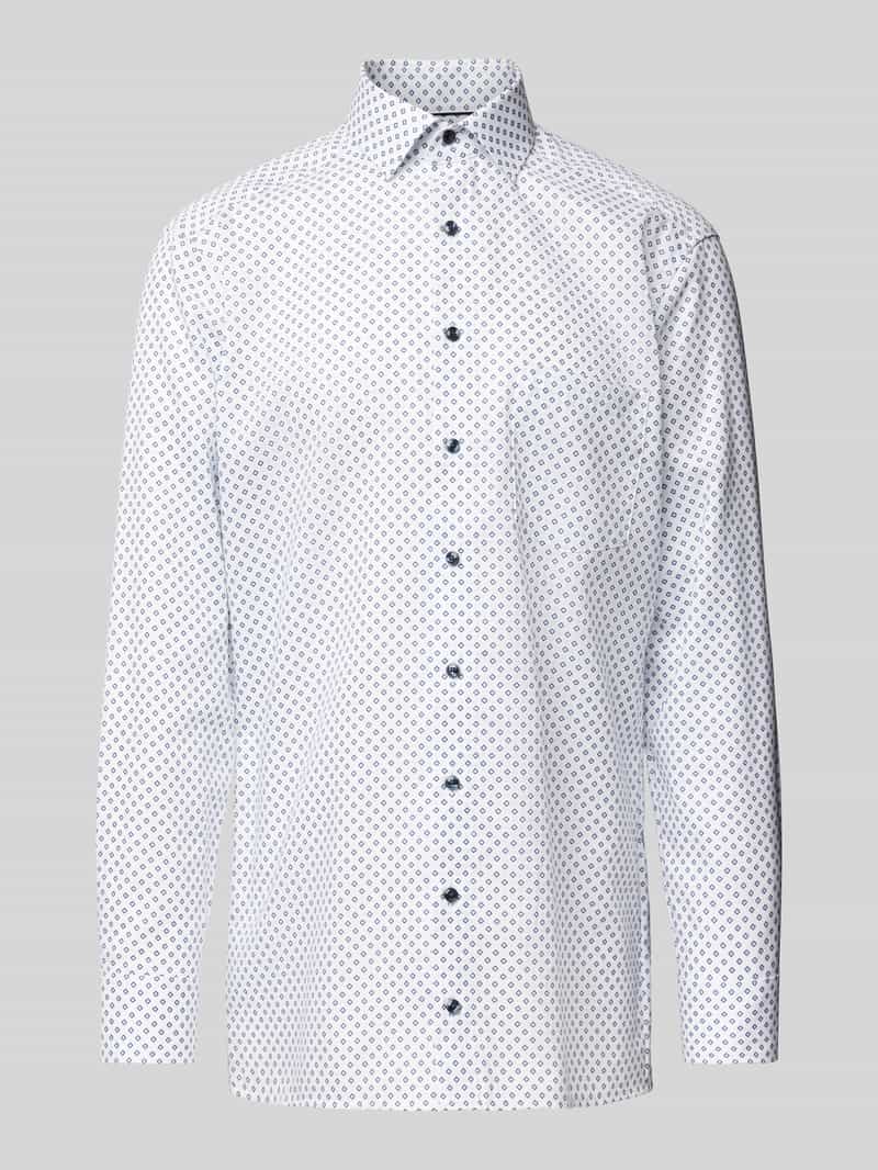 Eterna Overhemd met lange mouwen MODERN FIT NON IRON (strijkvrij)