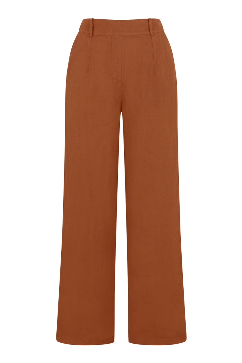 Elvira Collections Trouser cacao cognac
