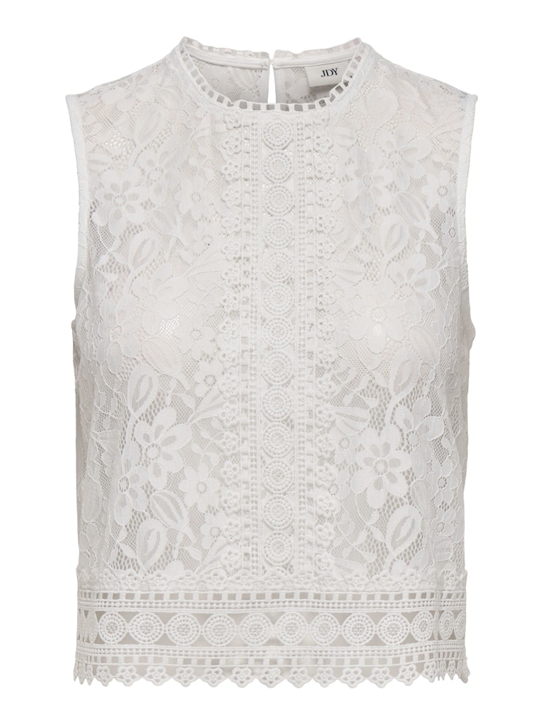 Jacqueline de Yong malou s/l lace top jrs 15325199 bright white