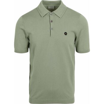 No Excess T-shirt  Knitted Poloshirt Groen