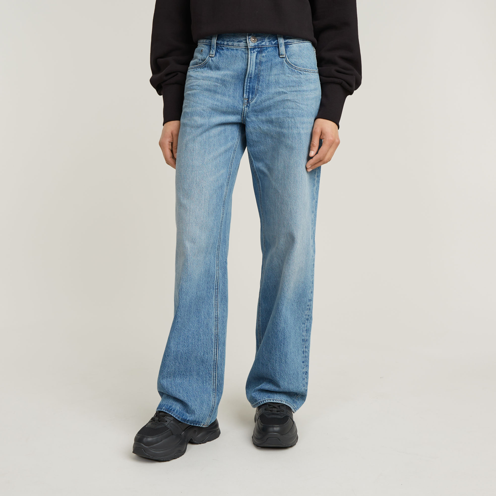 G-Star RAW Judee Low Waist Loose Jeans - Midden blauw - Dames