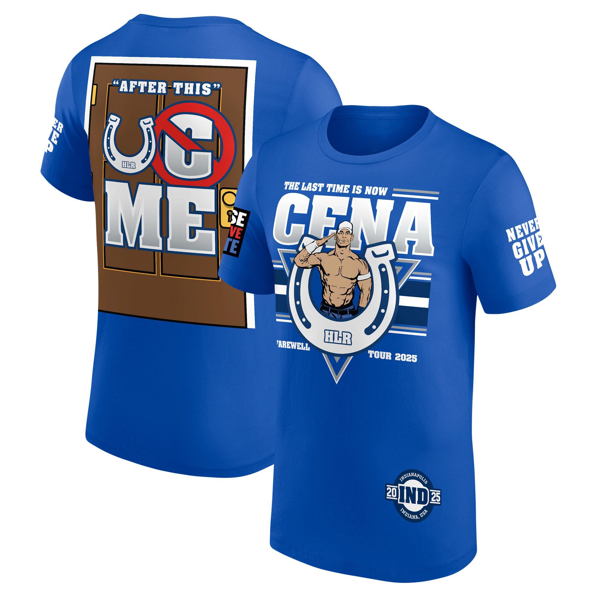 Huiteng Heren John Cena afscheidstournee T-shirt zomer korte mouwen dames T-shirt 2025 nieuwe modieuze kinderkleding top S